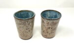 Light Pink Heart Ceramic Tumblers (Set of 2) — styling detail