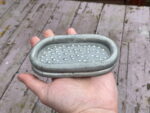 Grey Speckled Ceramic Soap Dish