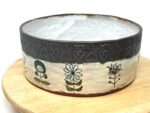 Large Terracotta Sgraffito Bowl (25cm) — in use