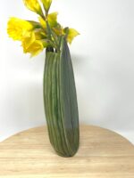Green Celadon Leaf Vase — in use