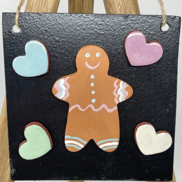 Gingerbread & Hearts Magnet Board Set (Pink)