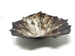 Pressed Leaf Terracotta Bowl — close-up
