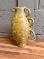 Golden Brown Tall Coiled Vase (28cm) — view 18