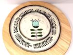 Handmade Large Ceramic Dinner Plate – Scandinavian Folk Inspired Stoneware (2 of 17) -- Fabode Ceramics